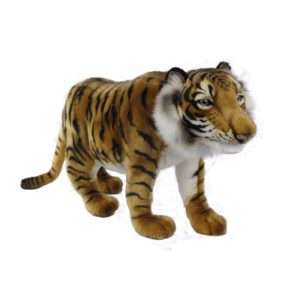 Life-size and realistic plush animals.  0425 - TIGER STANDING CUB 22"L