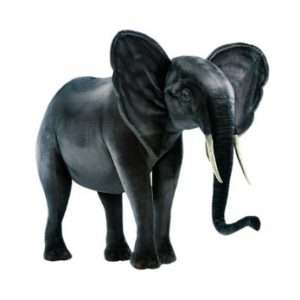 Life-size and realistic plush animals.  2441 - ELEPHANT EX LARGE 59''Lx47''H