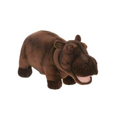 Life-size and realistic plush animals.  2888 - HIPPO