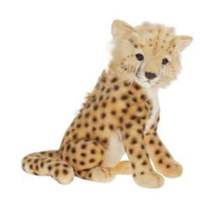 Life-size and realistic plush animals.  2992 - CHEETAH CUB MED 13''