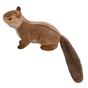 Life-size and realistic plush animals.  3091 - CHIPMUNK ON ALL4'S 8''