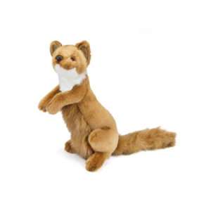 Life-size and realistic plush animals.  3147 - WEASEL 12''