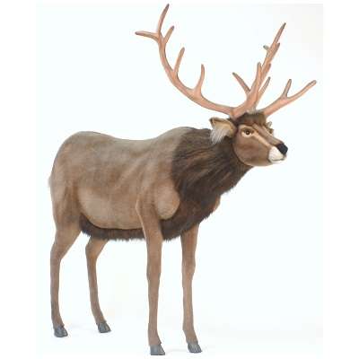 Life-size and realistic plush animals.  3349 - REINDEER