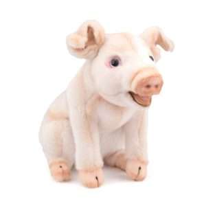 Life-size and realistic plush animals.  3380 - PIG