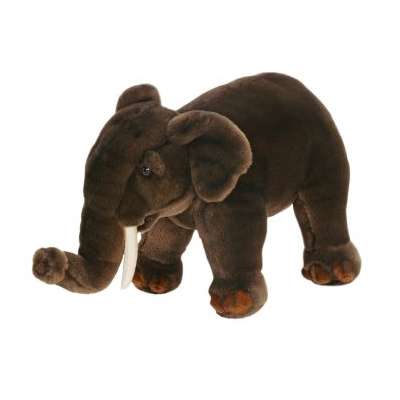 Life-size and realistic plush animals.  3482 - ELEPHANT