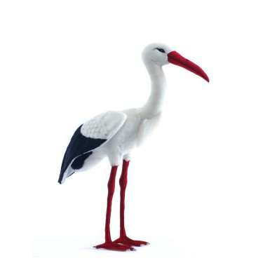 Life-size and realistic plush animals.  3516 - STORK - ADULT 27.5''