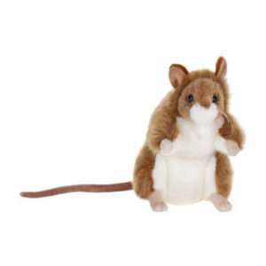Life-size and realistic plush animals.  3597 - GERMAN MOUSE 4''