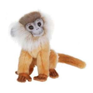 Life-size and realistic plush animals.  3649 - LEAF MONKEY BROWN 7''