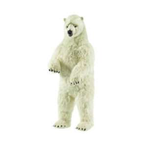 Life-size and realistic plush animals.  3650 - POLAR BEAR