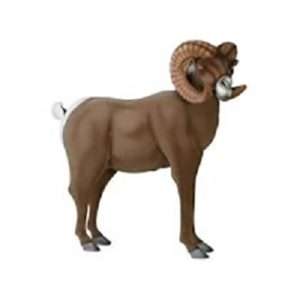 Life-size and realistic plush animals.  3673 - BIG HORN RAM 37X41''