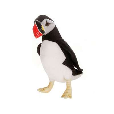 Life-size and realistic plush animals.  3755 - PUFFIN 8''