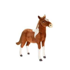 Life-size and realistic plush animals.  3772 - PAINT PONY LIFE SZ 60''