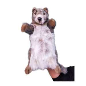 Life-size and realistic plush animals.  3931 - MARMOT PUPPET12.5"H