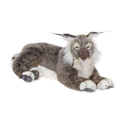 Life-size and realistic plush animals.  4048 - LYNX 28''L