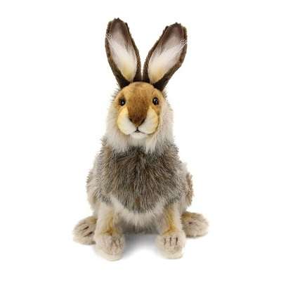 Life-size and realistic plush animals.  4076 - HARE
