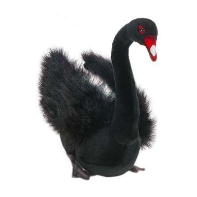 Life-size and realistic plush animals.  4086 - SWAN