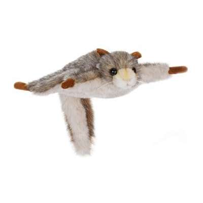Life-size and realistic plush animals.  4116 - SQUIRREL FLYNG 8''L