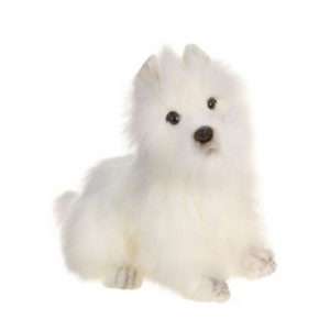 Life-size and realistic plush animals.  4127 - DOGWEST HGHLNDTERRIER9''