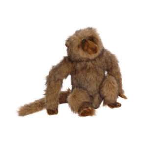 Life-size and realistic plush animals.  4141 - SITTING BABOON 13''