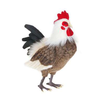 Life-size and realistic plush animals.  4170 - ROOSTER LARGE 17''