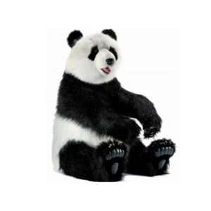 Life-size and realistic plush animals.  4497 - PANDA BEAR SITTING 40"H