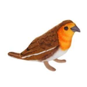 Life-size and realistic plush animals.  4551 - ROBIN 5.5''  (SP)