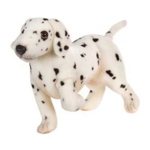 Life-size and realistic plush animals.  4711 - DALMATIAN PUPPY 14'' L