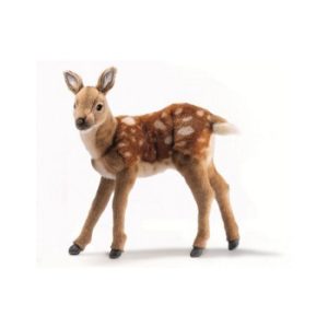 Life-size and realistic plush animals.  5017 - BAMBI DEER 14''L