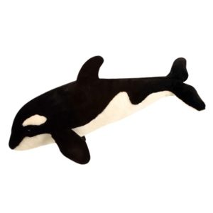 Life-size and realistic plush animals.  5024 - ORCA 21''L