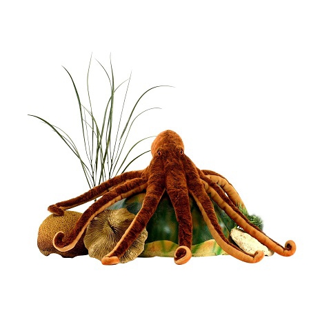 Life-size and realistic plush animals.  5060 - OCTOPUS 28''