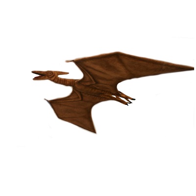 Life-size and realistic plush animals.  5111 - PTERODACTYL 86''L x 47"W (SP)