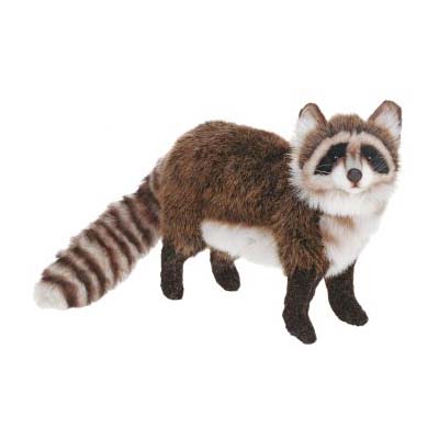 Life-size and realistic plush animals.  5181 - RACCOON STANDING 18''L