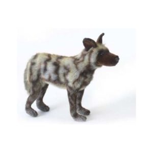 Life-size and realistic plush animals.  5244 - AFRICAN WILD DOG 15.75''