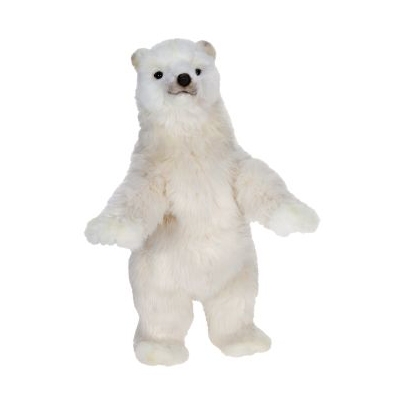 Life-size and realistic plush animals.  5257 - POLAR CUB MED 2FT 19''