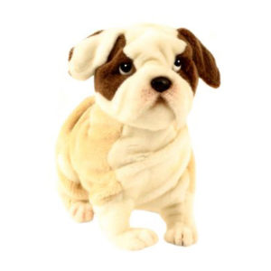 Life-size and realistic plush animals.  5271 - BULLDOG 11"L