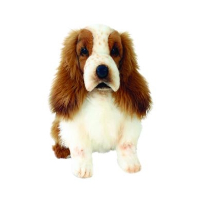 Life-size and realistic plush animals.  5275 - COCKER SPANIEL PUP 12''L