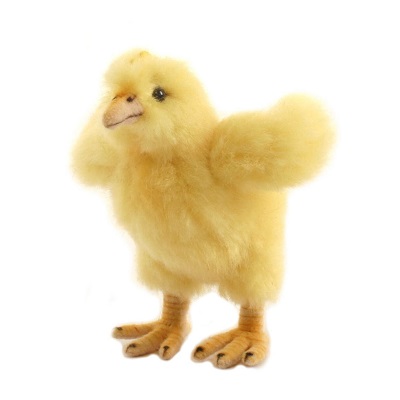 Life-size and realistic plush animals.  5378 - HEN CHICKS 4''L  x 5''H