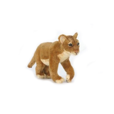 Life-size and realistic plush animals.  5746 - STANDING LION CUB 14''L