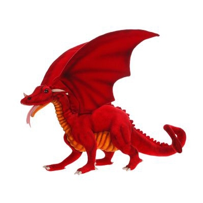 Life-size and realistic plush animals.  5936 - GREAT DRAGON