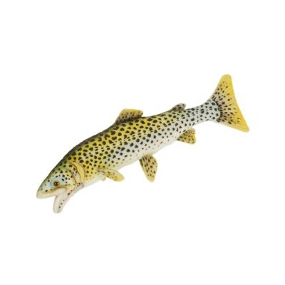Life-size and realistic plush animals.  6047 - TROUT FISH 14''L