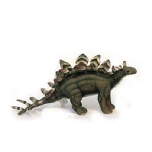 Life-size and realistic plush animals.  6133 - STEGOSAURUS 16.5''L