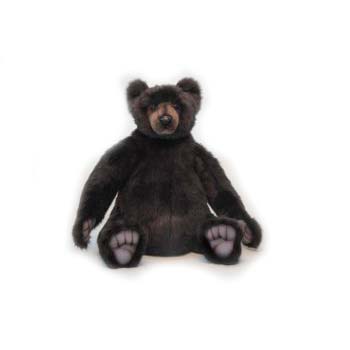 Life-size and realistic plush animals.  6368 - TEDDY TOMMY BROWN 36''