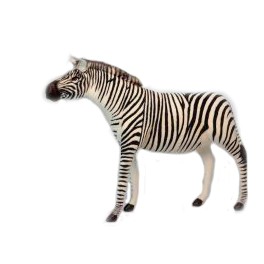 Life-size and realistic plush animals.  6568 - ZEBRA (Jacquard) 57.5"L x 44.5"H