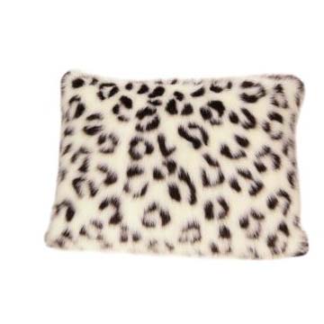 Life-size and realistic plush animals.  6914 - SNOW LEOPARD PILLOW 30"