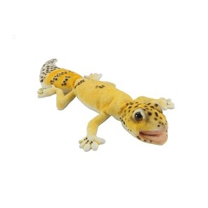 Life-size and realistic plush animals.  6931 - GECKO CARROT TAILED 10"L