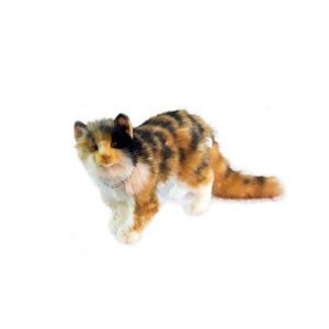 Life-size and realistic plush animals.  6966 - CAT BETTY (ALAMO CAT) 24''L