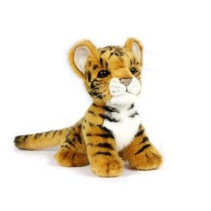 Life-size and realistic plush animals.  7280 - TIGER CUB 6.5"L