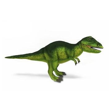 Life-size and realistic plush animals.  7775 - T-REX (NEON GREEN) 26"L
