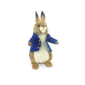 Life-size and realistic plush animals.  7812 - BUNNY MALE 13"H