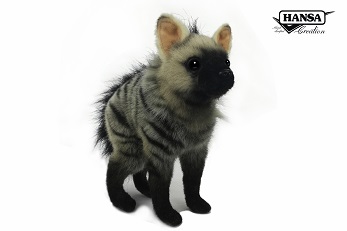 Life-size and realistic plush animals.  7840 - AARDWOLF BABY